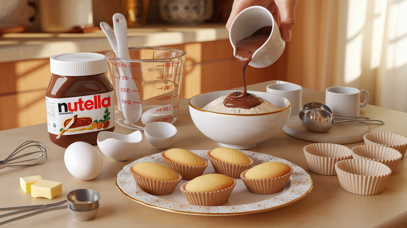 discover the irresistible delight of delicious nutella madeleines with our easy step-by-step recipe. perfectly moist and rich in chocolate flavor, these french treats are sure to impress at any gathering or as a sweet indulgence for yourself!