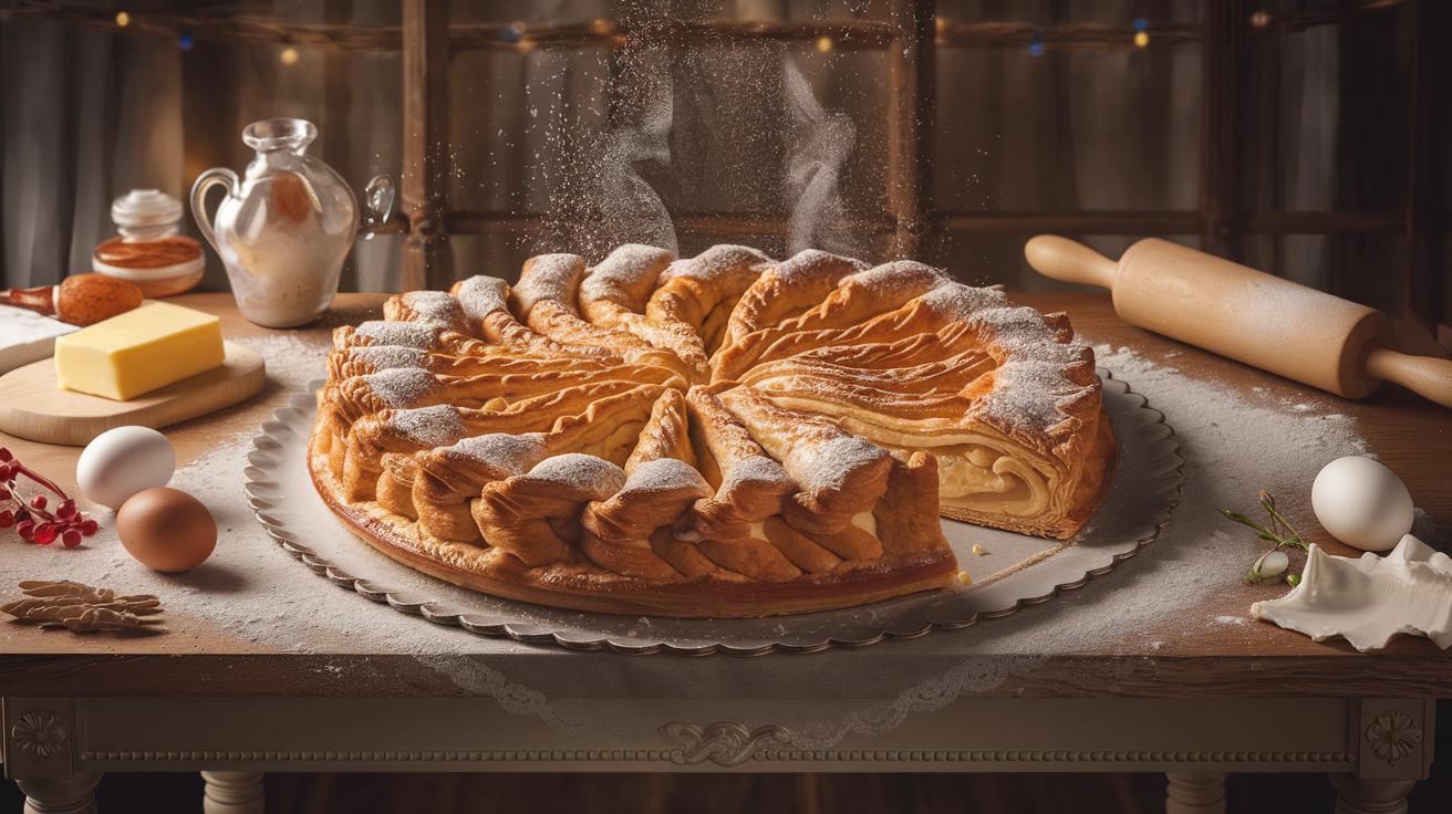 discover a delightful homemade galette des rois recipe that’s perfect for celebrating epiphany. made with flaky pastry and a rich almond filling, this traditional french dessert is easy to prepare and sure to impress your family and friends. celebrate with a slice of this delicious treat!